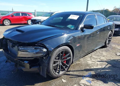 2021 Dodge Charger Scat Pack Rwd из США, поврежденный, VIN 2C3CDXGJ1MH555084